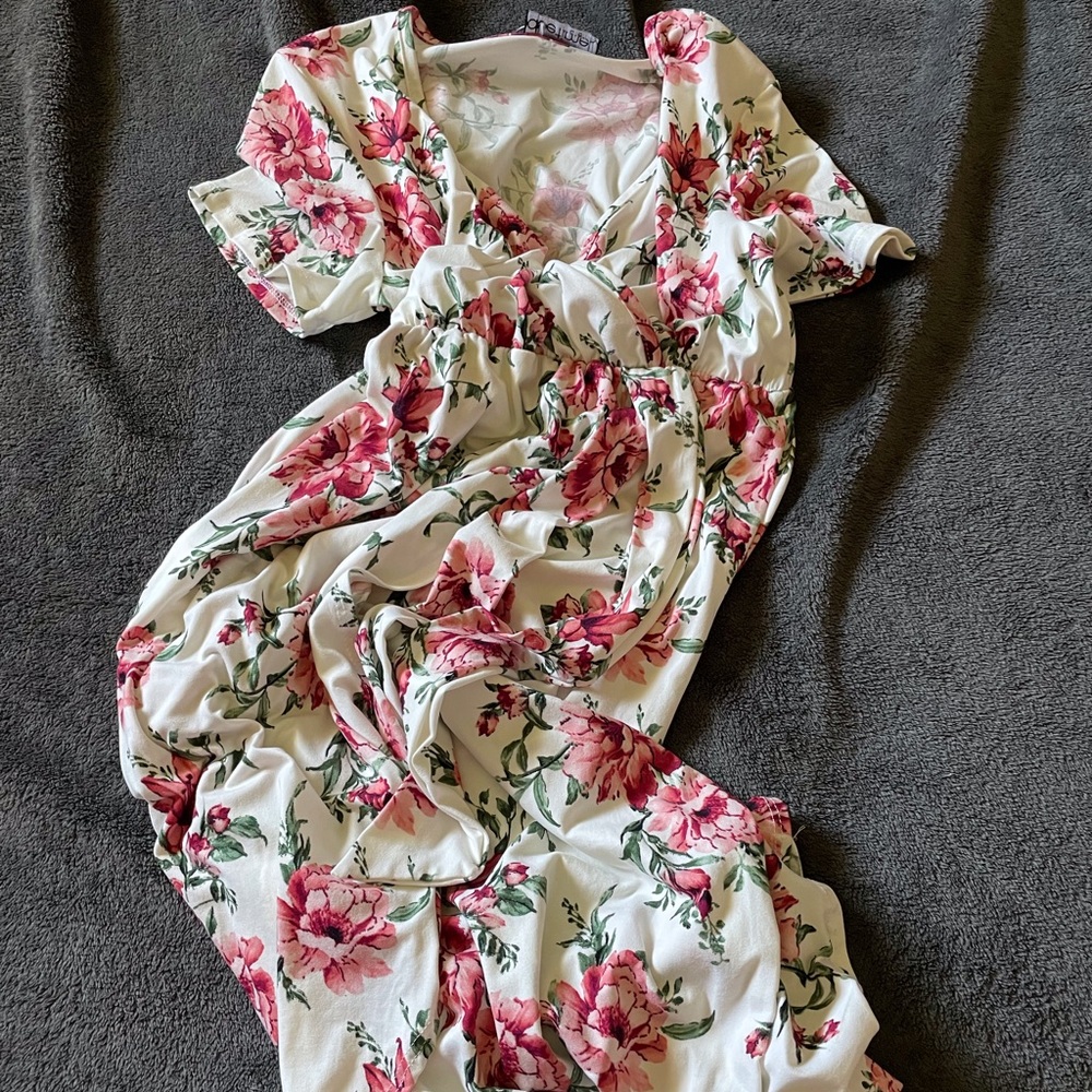 Women’s Floral Maternity Dress XL